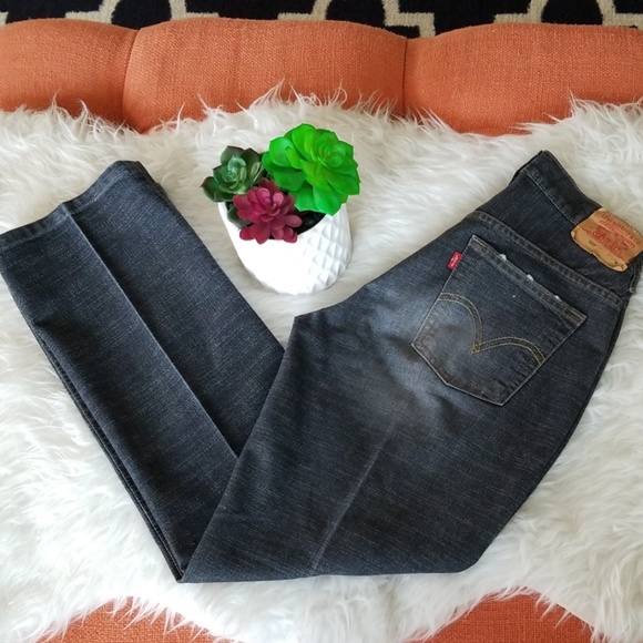 Levi's Denim - Levi's 505 Nouveau Straight Leg Stretch Low Rise